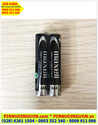 Maxell R03(AB)2P; Pin AAA 1.5v Maxell R03(AB)2P Super POWER ACE chính hãng /Gói 2viên)